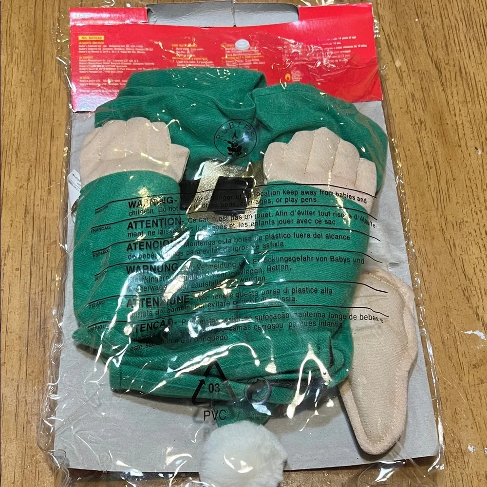 Santa's Lil Helper Pet Costume Size Small